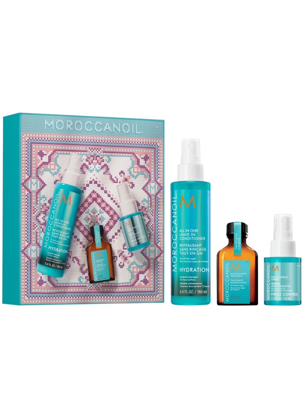 Moroccanoil Styling Bestsellers Holiday Hair 3 Piece Gift Set BRAND NEW IN BOX